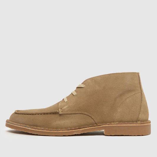 Dexter Suede Apron in Stone